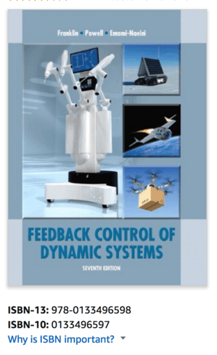 ENGR105 Feedback Control of Dynamic Systems Textbook 1
