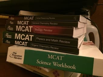MCAT Princeton Review books! 1
