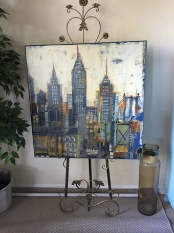 GREAT VALUE! Floor Easel for art display (new very clean high quality) 3