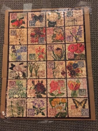 ravensburger puzzle-vintage flora 1