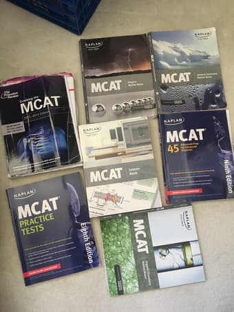 Old MCAT study books 1