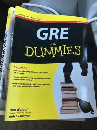 GRE study books 1