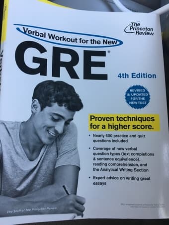 GRE study books 2