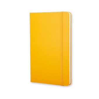 Large Hardcover Yellow Moleskine Notebook, Unruled - $10 1