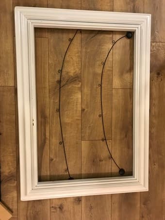 White frame without glass 1
