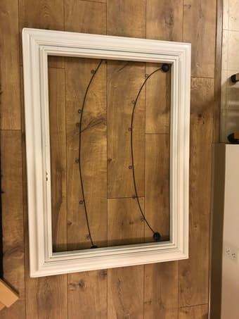 White frame without glass 2