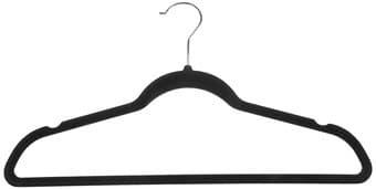 AmazonBasics Velvet Suit Hangers - 30 Pack, Black 1