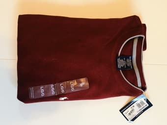 Polo Waffle Knit Pullover - New with Tags 1