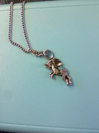 FOUND unicorn necklace 1