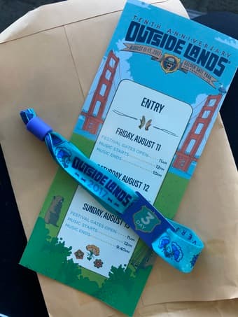 Outside Lands 3 Day Pass 1