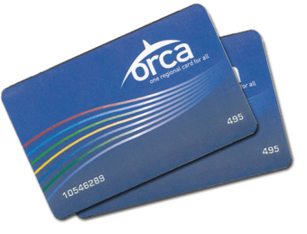 ORCA card, Seattle travel transit 1