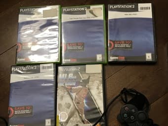 PS2 + 5 games for sale 2