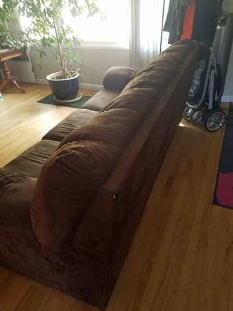 Free comfy brown couch 3