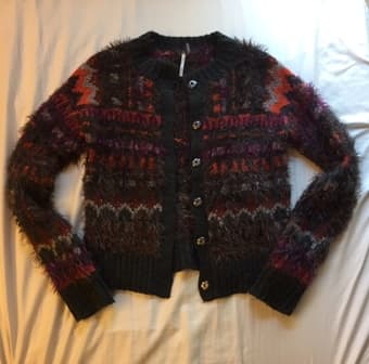 Cute and Unique FREE PEOPLE Cardigan Womens XS- Like New 1