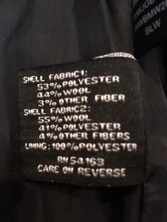 Black checkered coat, $50 OBO 4