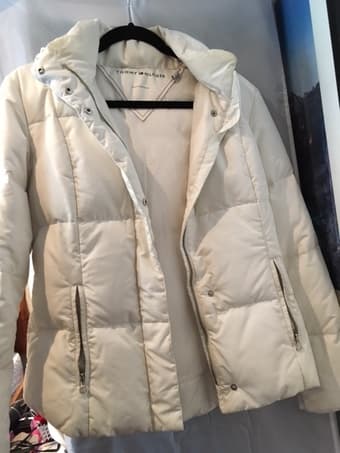 White Tommy Hilfiger down jacket, $30 OBO 1