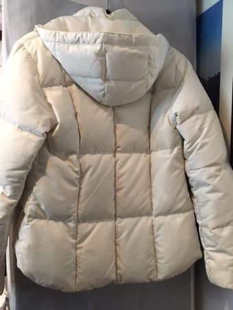White Tommy Hilfiger down jacket, $30 OBO 2