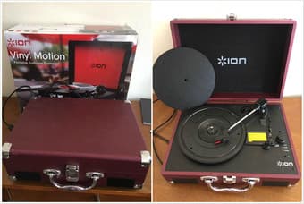ION Vinyl Motion Portable Suitcase Turnable 1