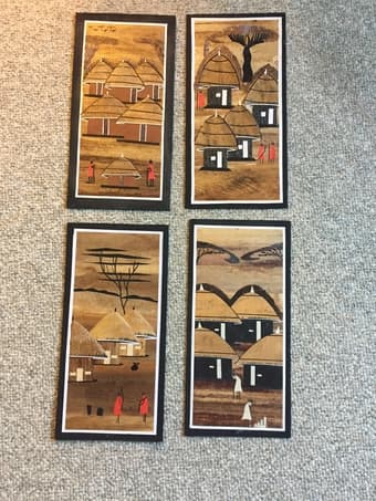 Tribal Art - Set of 4 1