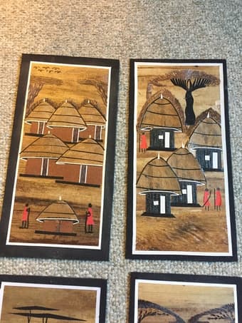 Tribal Art - Set of 4 2