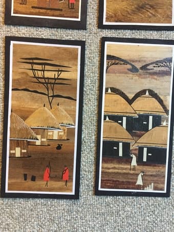 Tribal Art - Set of 4 3