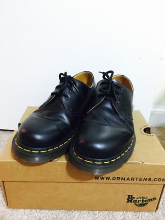 Dr Martens 1461 Classic Black Shoes 1
