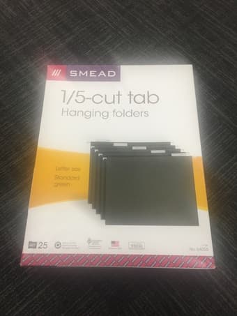 Smead 1/5-cut tab handing folders 1