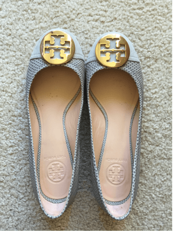 Coach, Rebecca Minoff wallet and Tory Burch flat 4
