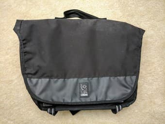 Chrome Buran Laptop Messenger Bag (all black) | Used 1