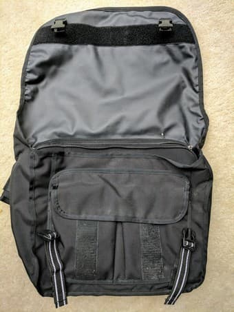 Chrome Buran Laptop Messenger Bag (all black) | Used 2