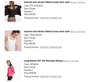 Brand New EXPRESS Womens Tops 3