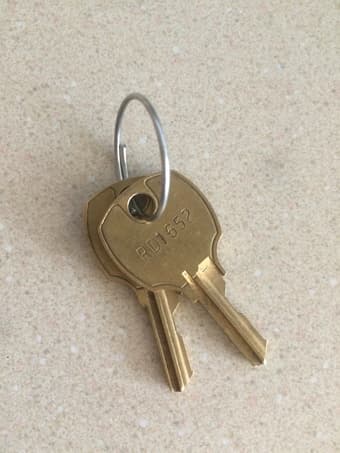 Found keys near Clark 1