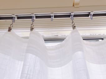 Ikea curtain + clip hooks 2