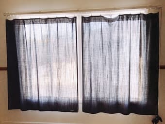 Ikea curtain + clip hooks 4