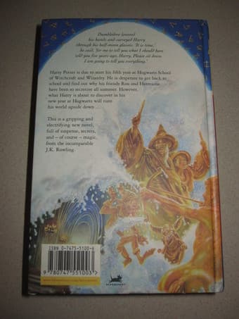 Harry Potter and the Order of the Phoenix UK edition 2