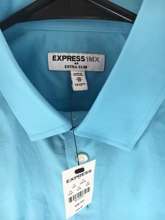 men's EXPRESS dress shirt - XS (extra slim) 1