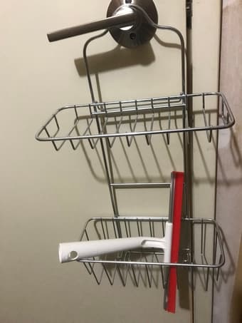 Shower caddy and squeegee 2