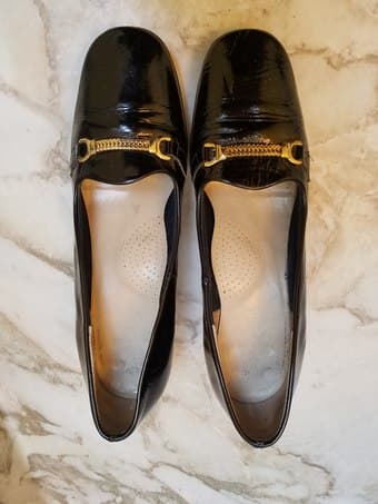 Womens 1970's&80's Shoes, Size 7.5 1