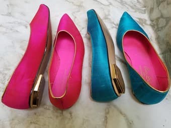 Womens 1970's&80's Shoes, Size 7.5 2