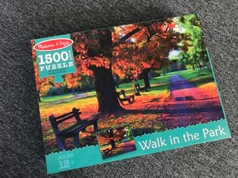 1,500-Piece Walk in the Park Jigsaw Puzzle, Melissa & Doug 1