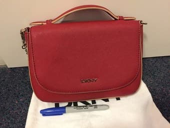 DKNY Women's Bryant Park Saffiano Flap Crossbody 3