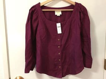 Anthropologie solange bottoned blouse 1