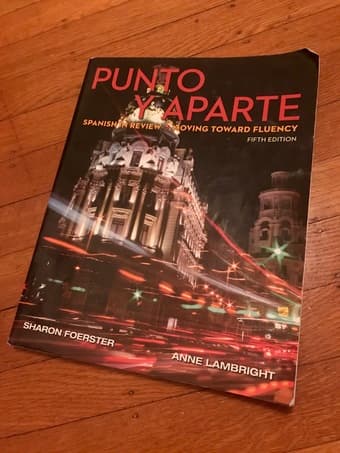 Punto y Aparte (Spanlang 11C & 12C Textbook) 1