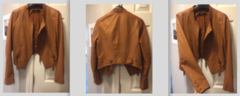 moving sale. lambskin leather jacket, wool coat, fur vest 1