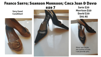 Dozen+ Designer Shoes VERY GOOD, LIKE NEW, NEW CONDITION! 2