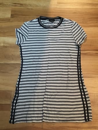 Top Shop striped mini-dress 1