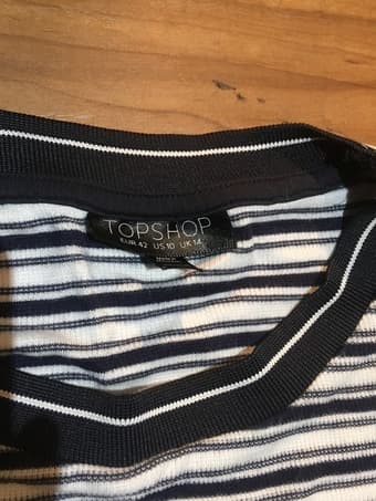 Top Shop striped mini-dress 2