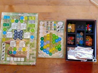 The Castles of Burgundy ($15) and Small World ($25) 2