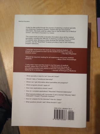 Medicine Textbook - Getting into a Residency (new) 2