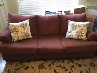 lovely free couch - must pickup today! 1